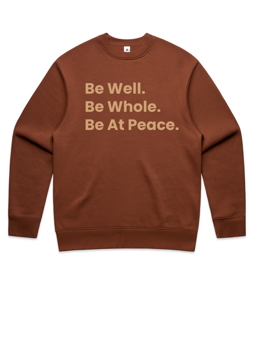 BE AT PEACE CREWNECK SWEATSHIRT